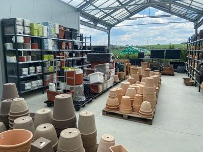 Zahradní centrum Řeporyje — areál a parkoviště